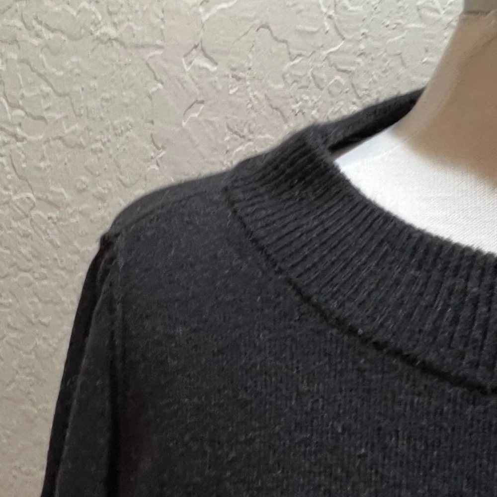 J. Crew boxy oversized black sweater L